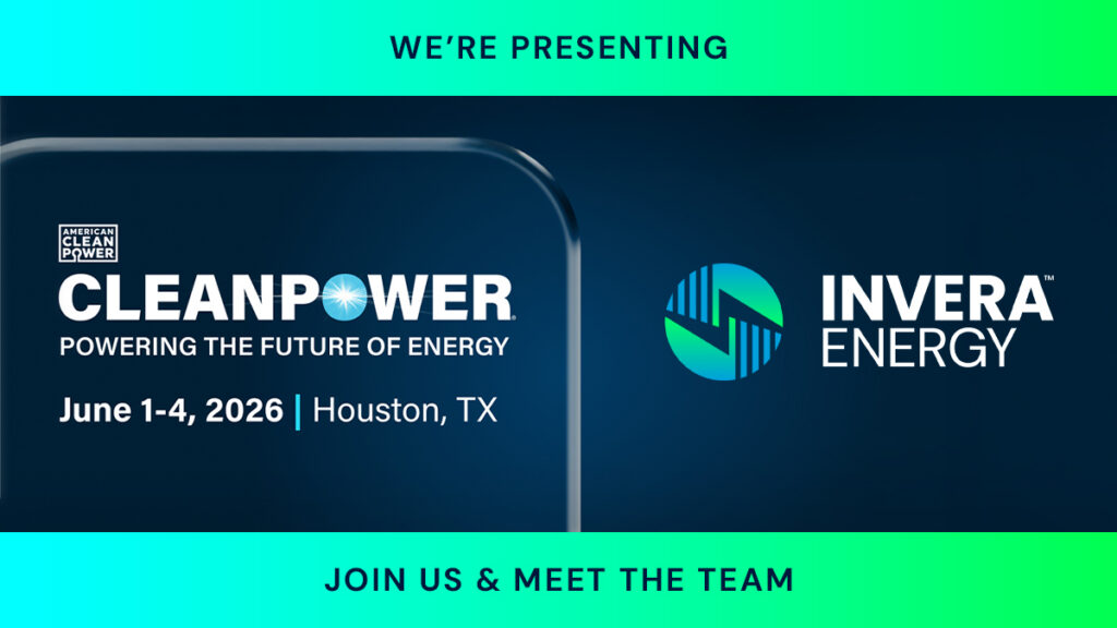 Invera Energy to Present Research on Data Center Community Acceptance at ACP CLEANPOWER 2026